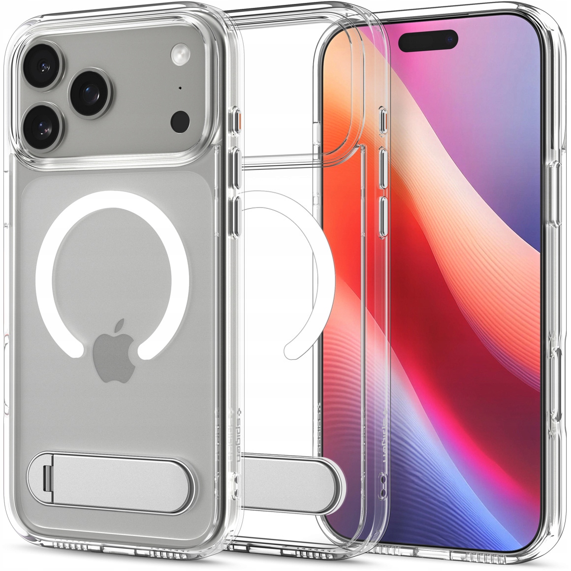 Spigen Ultra Hybrid S MagSafe – Etui do iPhone 17 Pro Max w kolorze Clear White