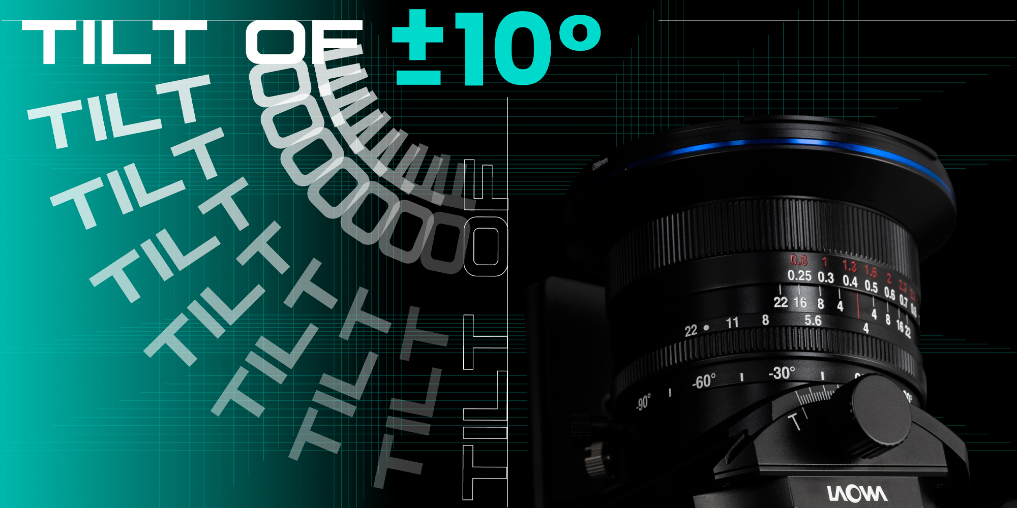 width=100% Obiektyw Laowa 17 mm f/4 Zero-D Tilt-Shift do Sony E
