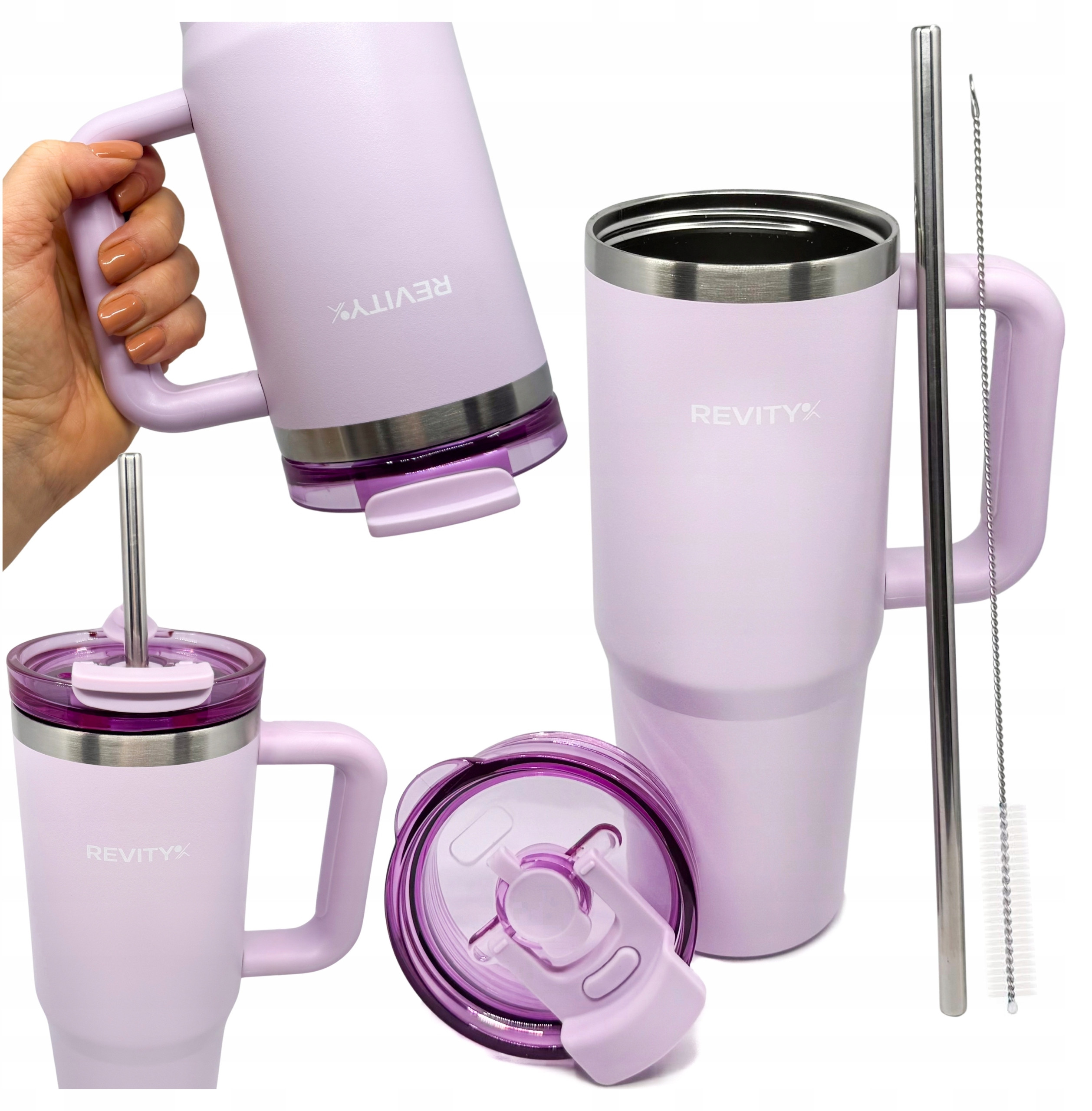 Kubek termiczny z uchwytem i ze słomką – idealny towarzysz na każdą okazję