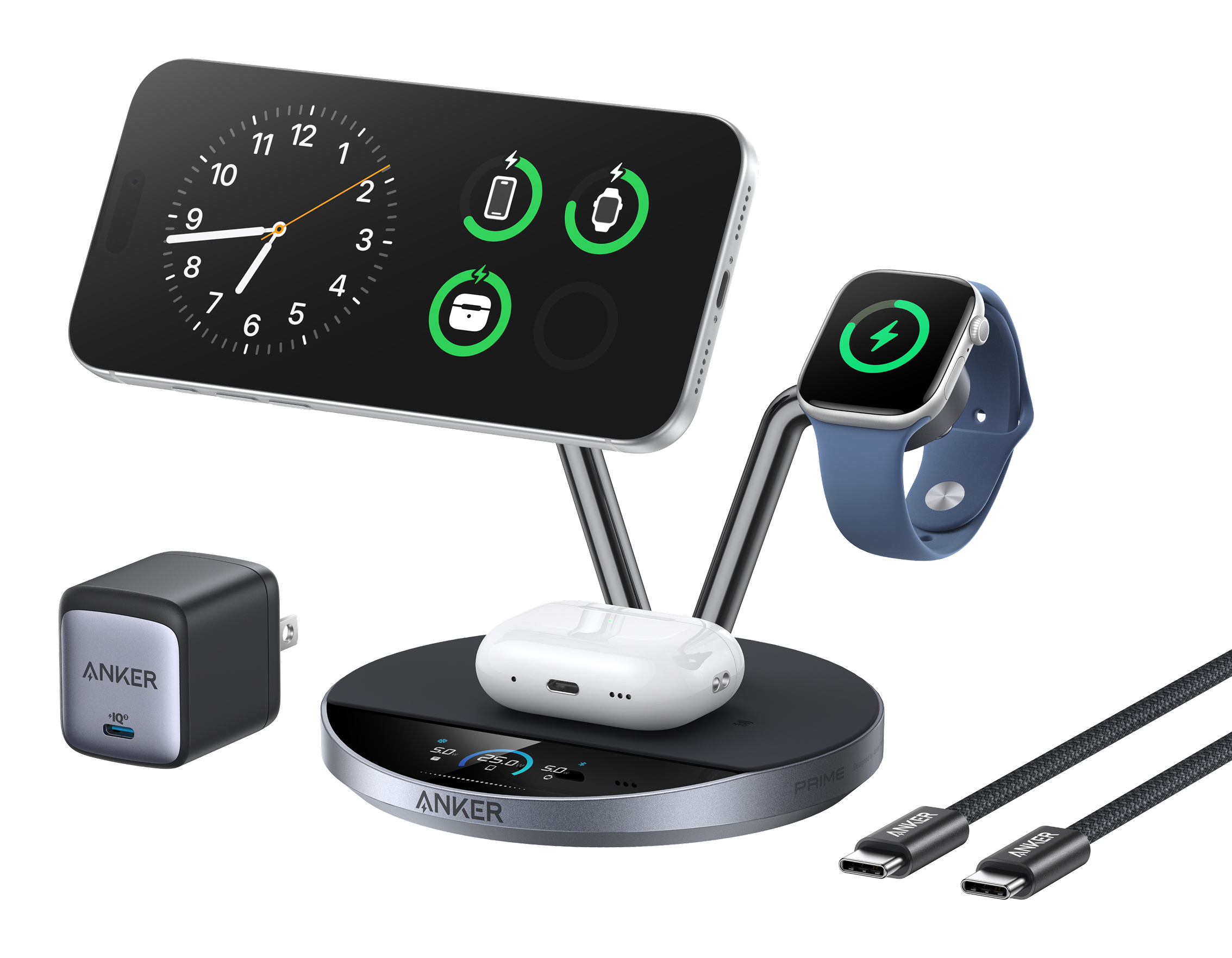 Inteligentny wyświetlacz HD i aplikacja Anker