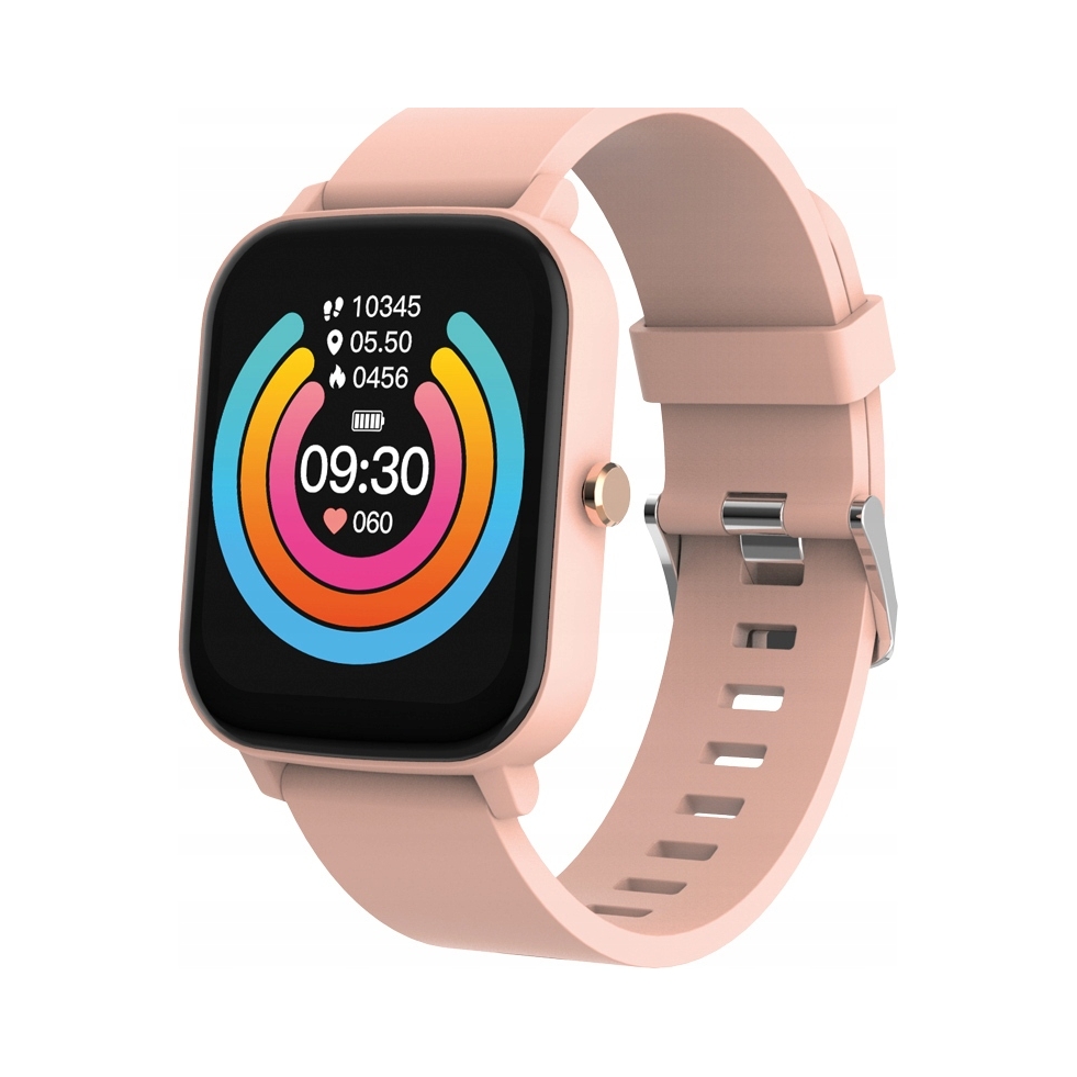 Maxlife smartwatch MXSW-110 pudrowy róż – Twój stylowy towarzysz na co dzień