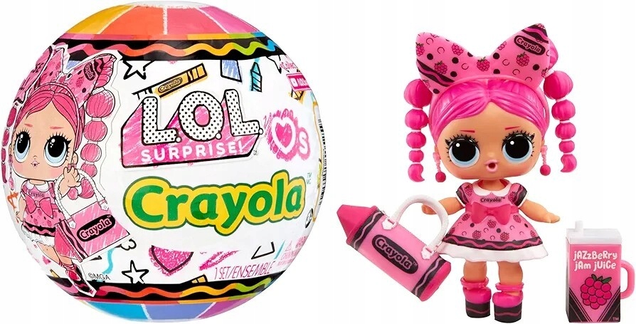 L.O.L. Surprise! Loves Crayola Tots 505259 – Kreatywna zabawa dla dzieci