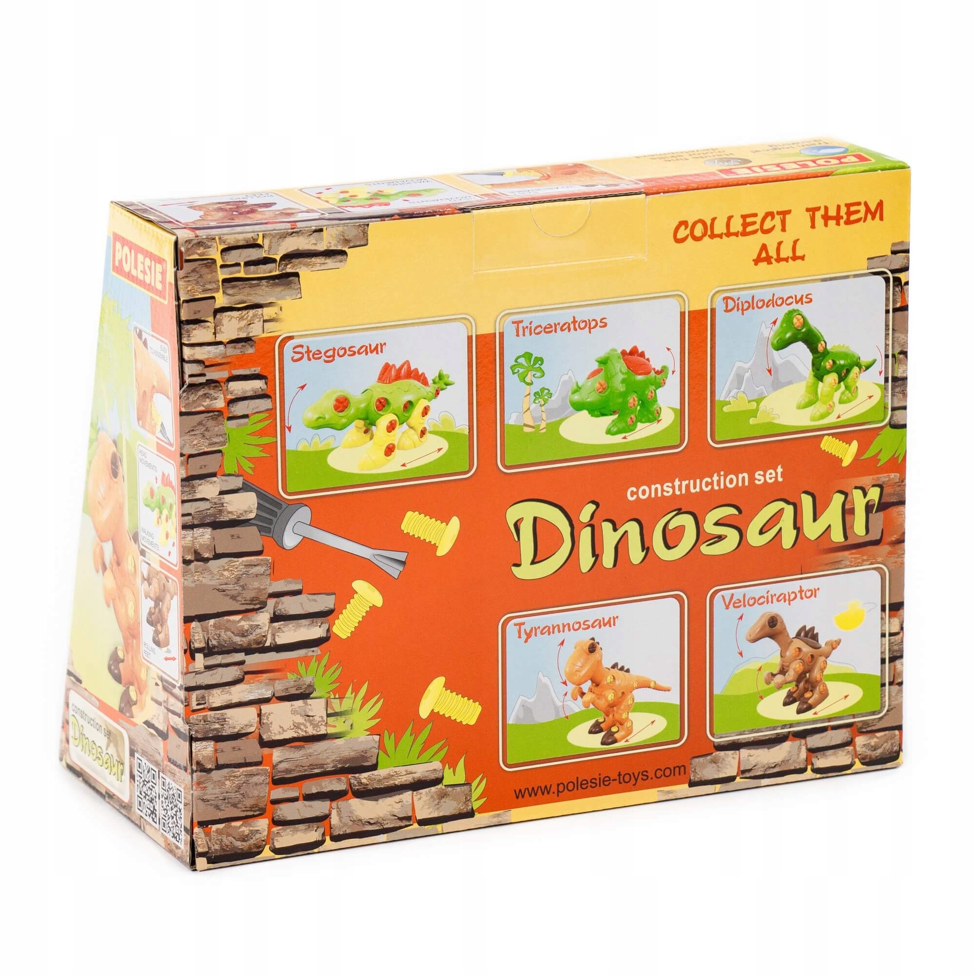Zestaw 40 elementów – Odkryj świat dinozaurów