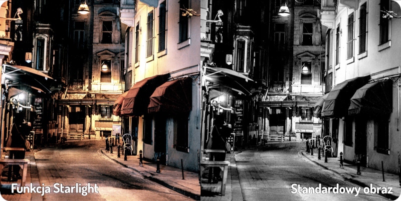 Wysoka rozdzielczość 5Mpx i funkcja nagrywania nocnego w kolorze