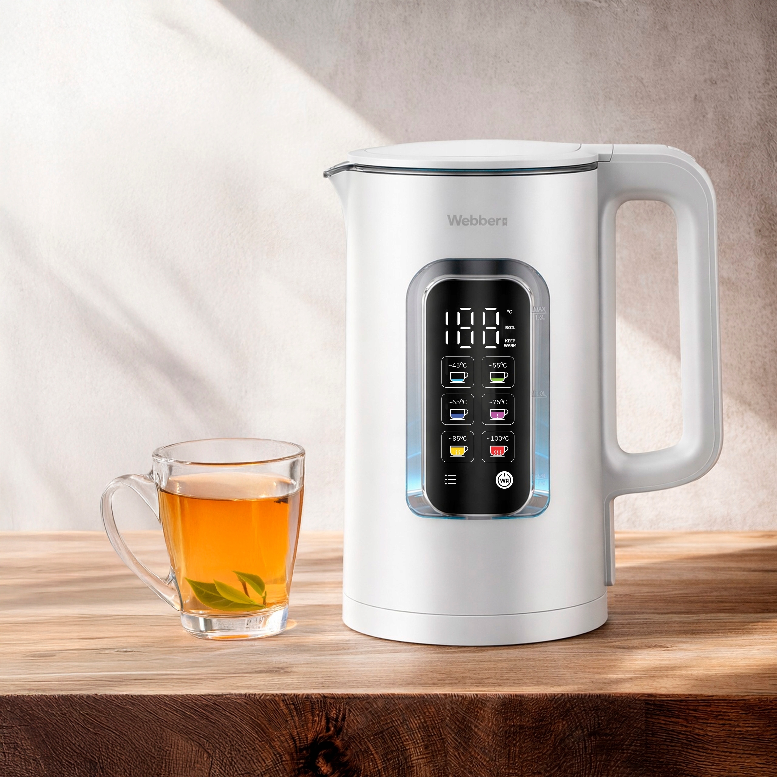 Precyzyjna regulacja temperatury – 6 ustawień dla idealnych napojów