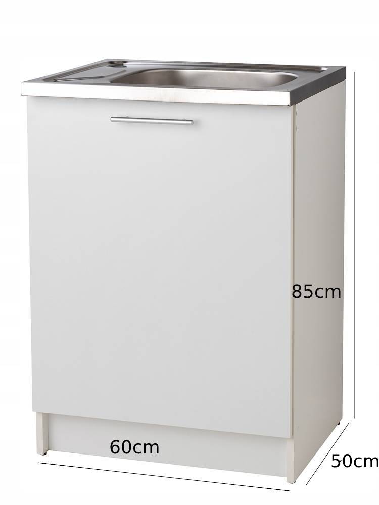 Kompletny zestaw z zlewozmywakiem i syfonem