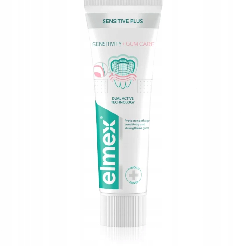 Elmex Sensitive Plus Pasta do Zębów 75 ml – Ochrona dla Wrażliwych Zębów i Dziąseł