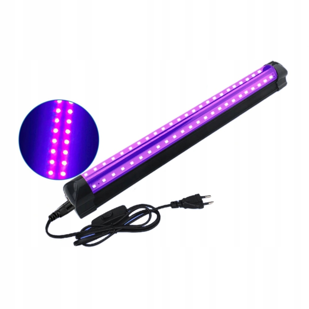 Lampa 48x LED UV 395-400nm 10W – Oświetlenie do Efektów Specjalnych i Dezynfekcji