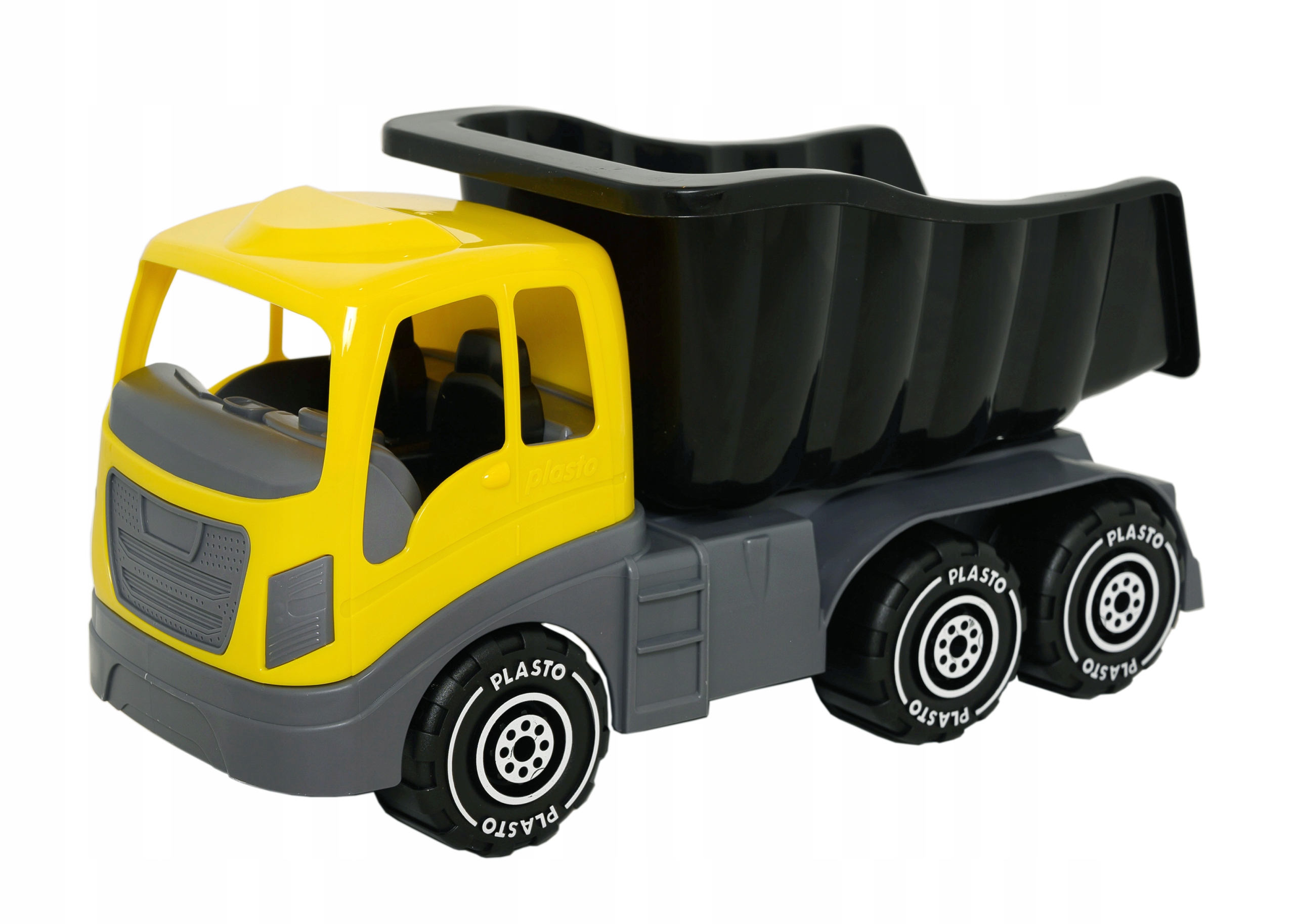 PLASTO Duża wywrotka 40cm z akcesoriami do piasku – Kreatywna zabawa dla dzieci