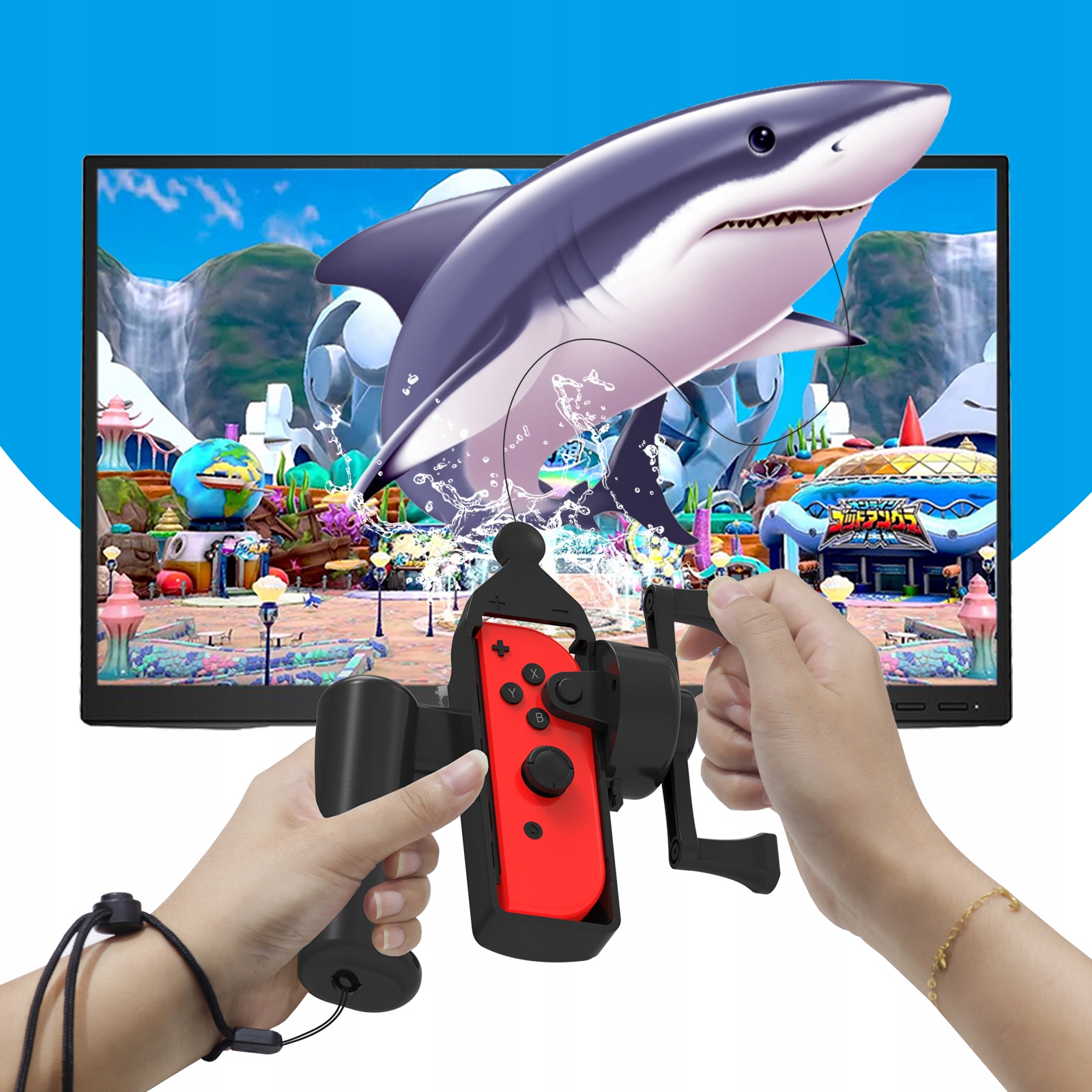 Uchwyt Wędka Do Joy-con Nintendo Switch / Switch Oled – Realistyczna zabawa w Ace Angler