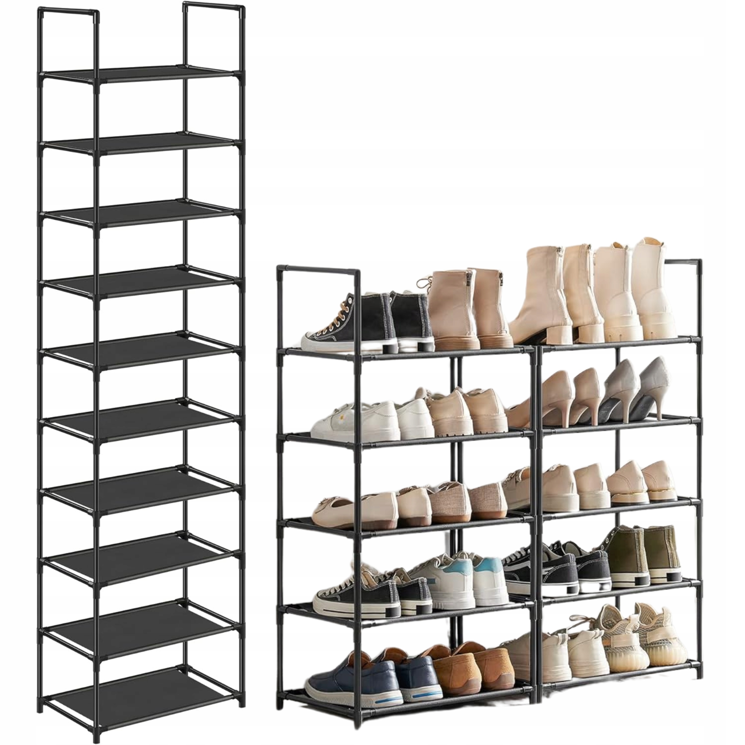 Półka na buty SONGMICS – Solidny organizer z 10 poziomami