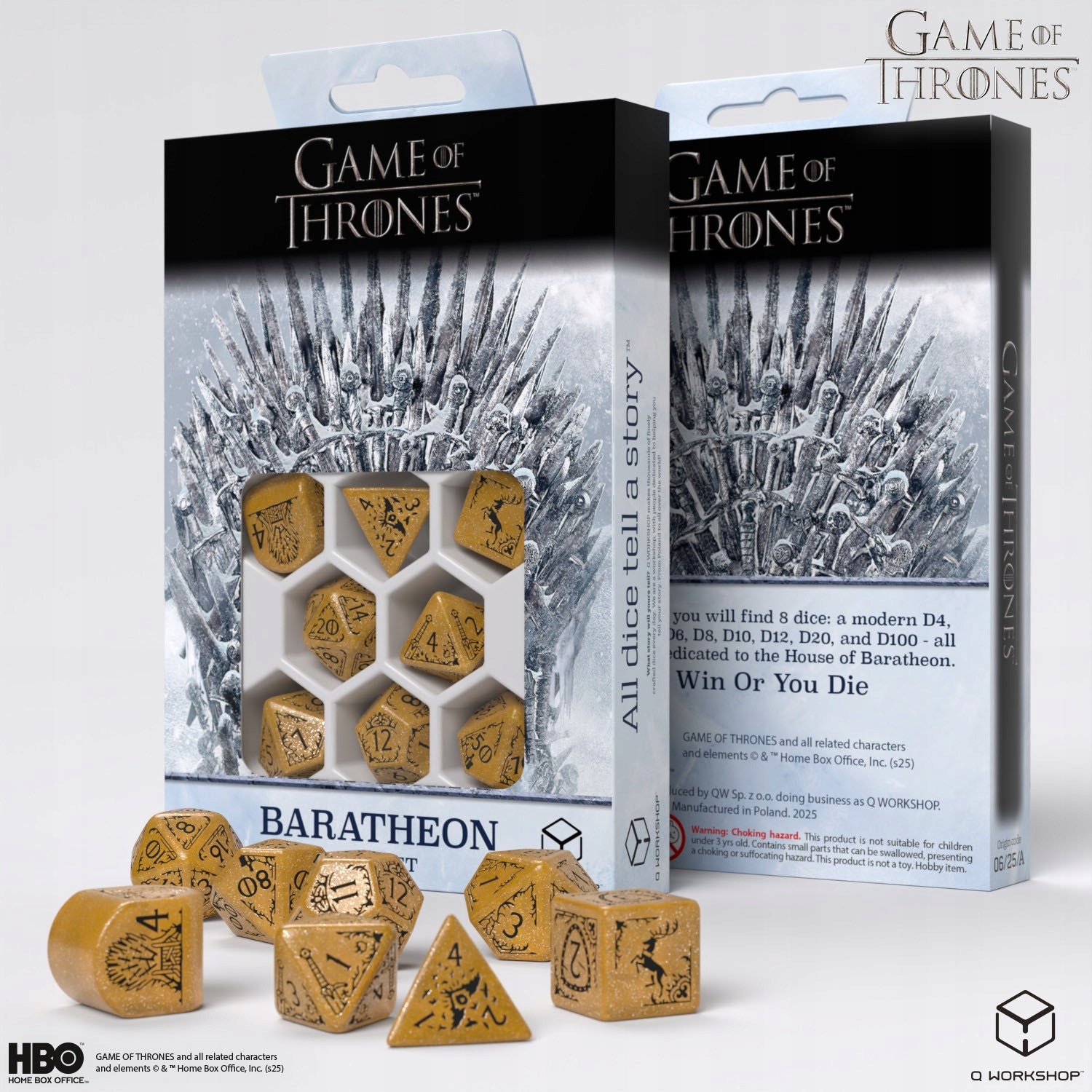 Gra o Tron. Zestaw Kości Baratheon – Potęga rodu Baratheon w Twoich rękach
