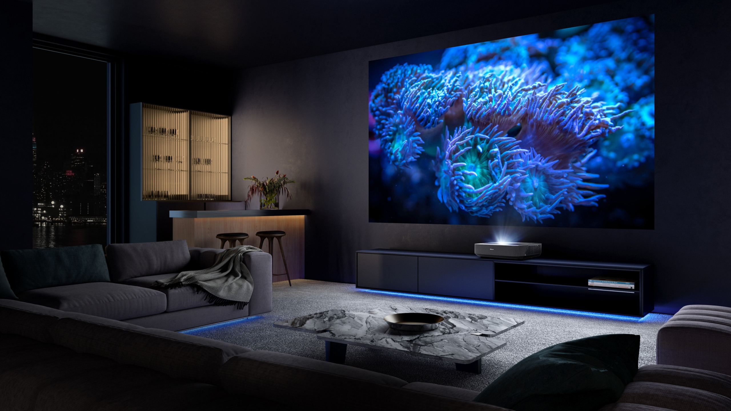 Projektor Hisense PL1SE Full HD 3840 x 2160 px – Twoje kino domowe w zasięgu ręki