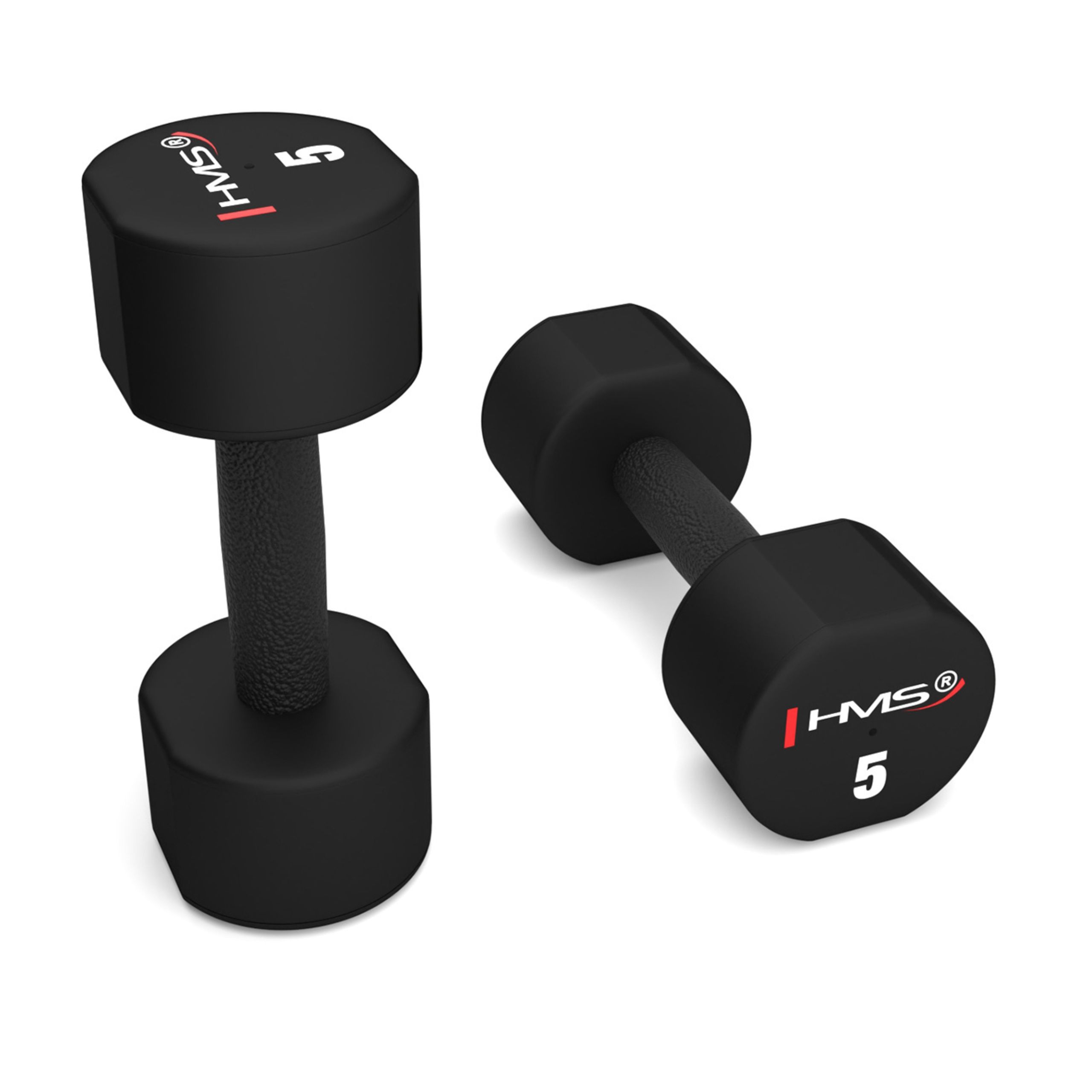 Hantle HPT05 poliuretanowe 2 x 5 kg – Idealny wybór do treningu siłowego