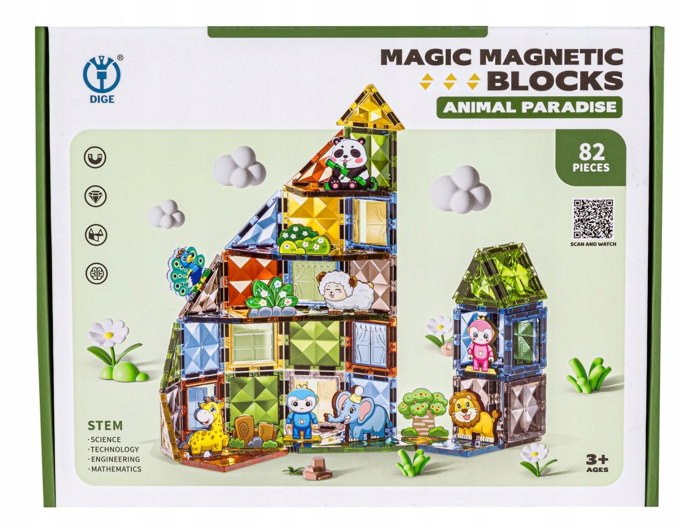 Obrazkowa instrukcja i dodatkowe akcesoria w zestawie