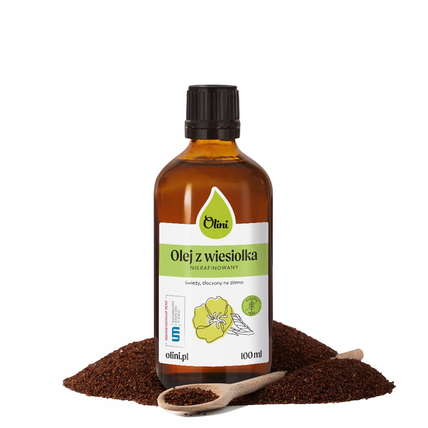 Olej z wiesiołka Olini 100 ml – wsparcie dla zdrowia kobiet