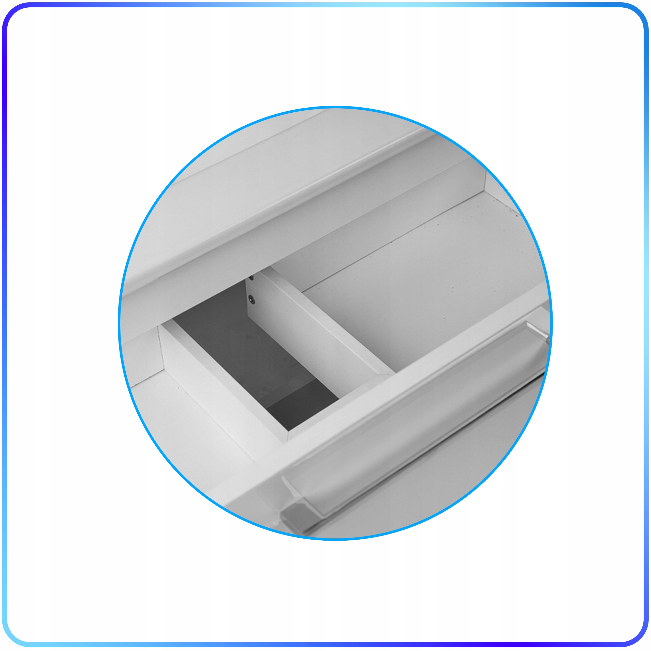 Wygodna umywalka ceramiczna z dużą komorą