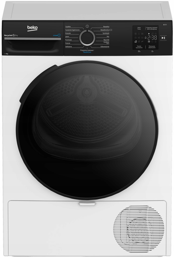 Suszarka automatyczna Beko BM3T38239WBDC – Wydajne suszenie dla Twojej garderoby