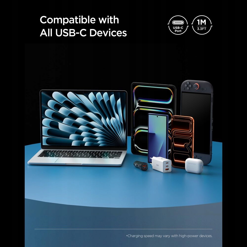 Wysoka moc ładowania do 100W