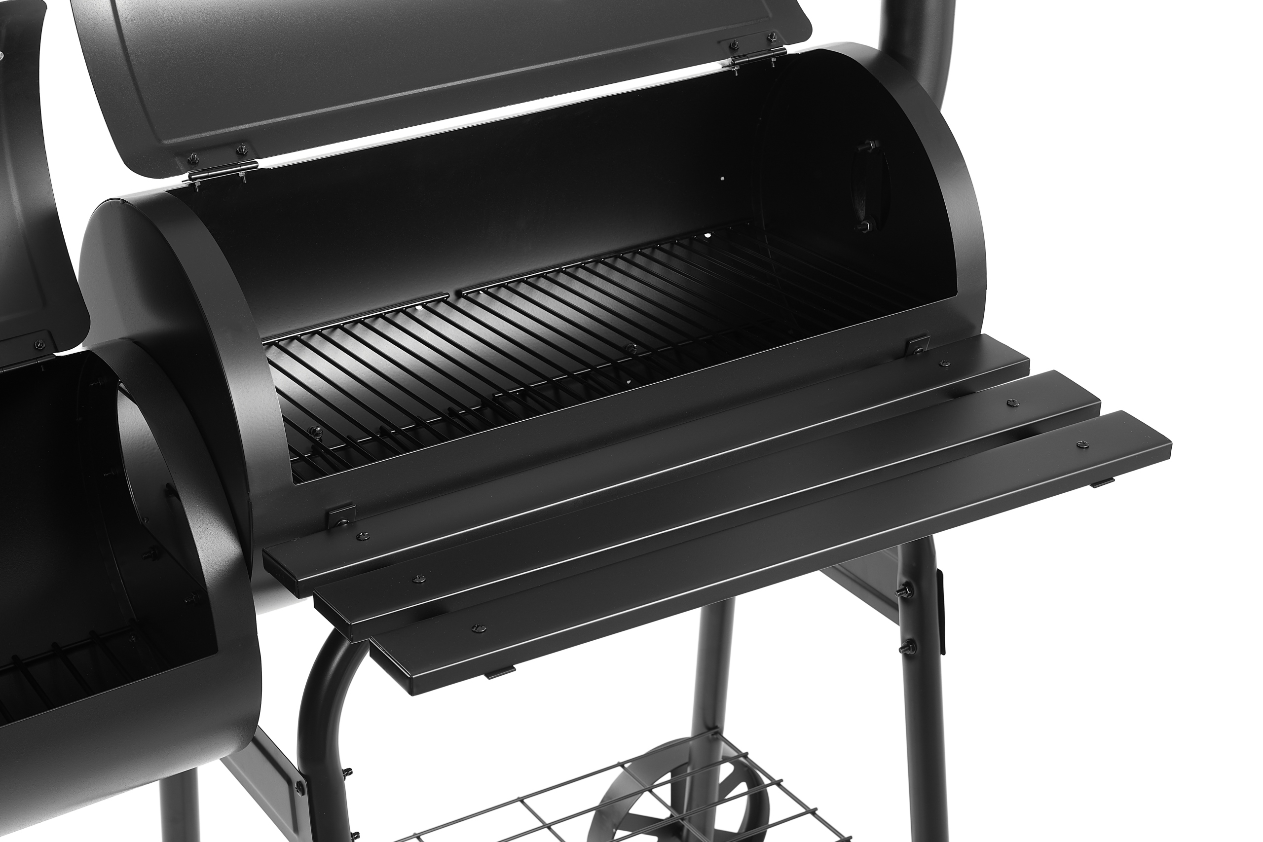 GRILL WĘGLOWY OGRODOWY BECZKA Z WĘDZARNIĄ TERMOMETR DUŻY RUSZT PÓŁKI KOMIN Kod producenta GRILL WĘGLOWY Z WĘDZARNIĄ LEHMANN VIRGINIA