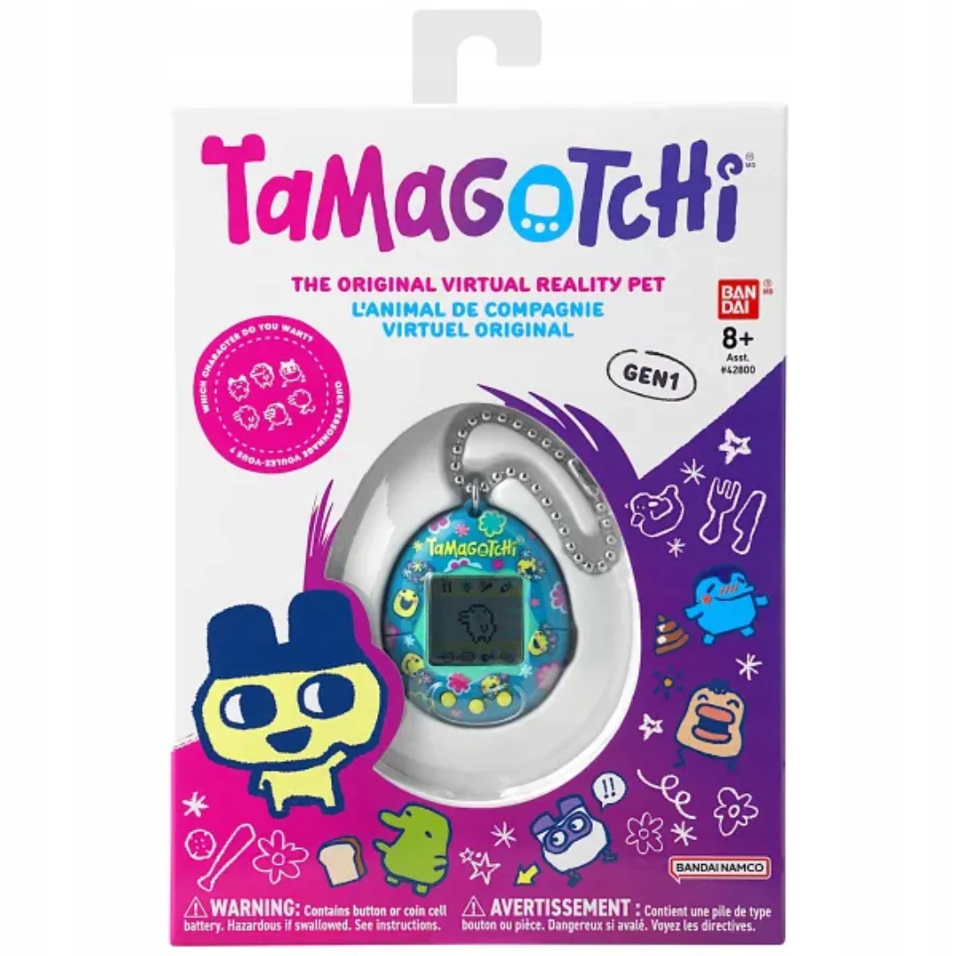 TAMAGOTCHI - TAMA SMILE – Przenośna konsola do zabawy dla dzieci