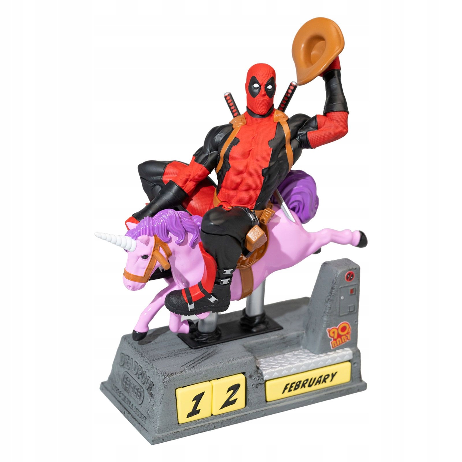 Marvel Deadpool 3D Perpetual Calendar – Oryginalna figurka dla fanów