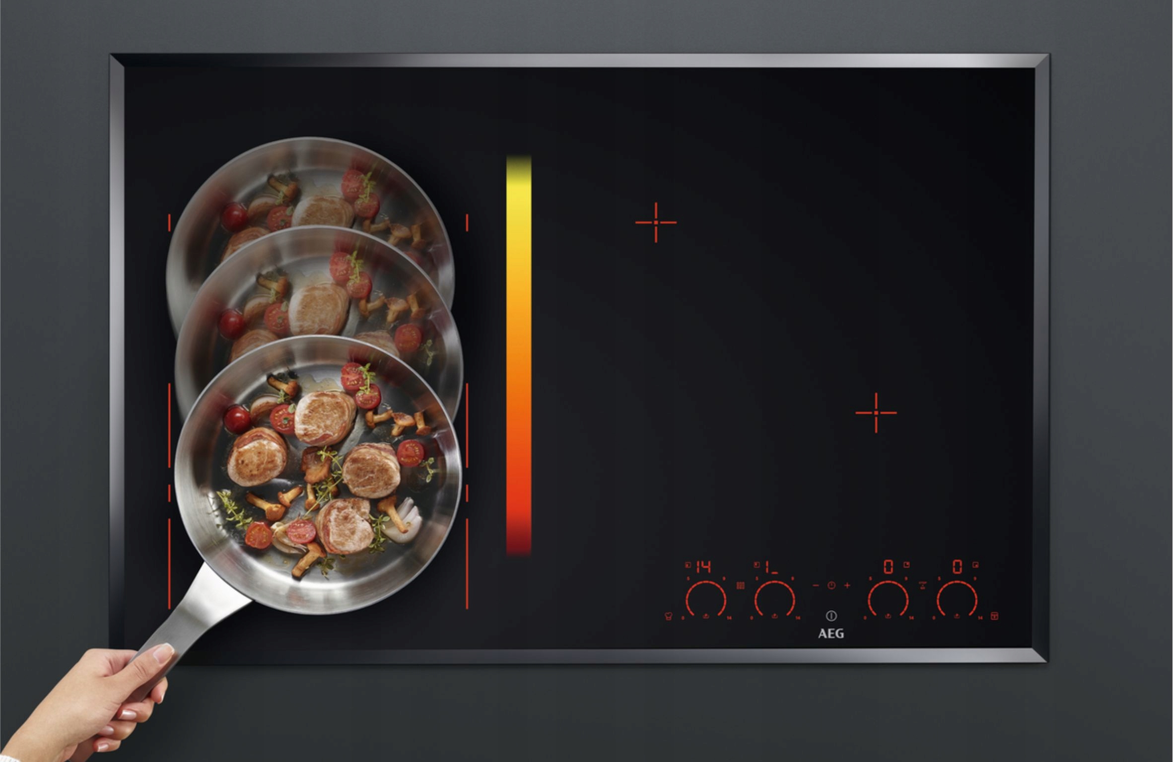 Duże pole grzewcze – Idealne do gotowania w dużych naczyniach