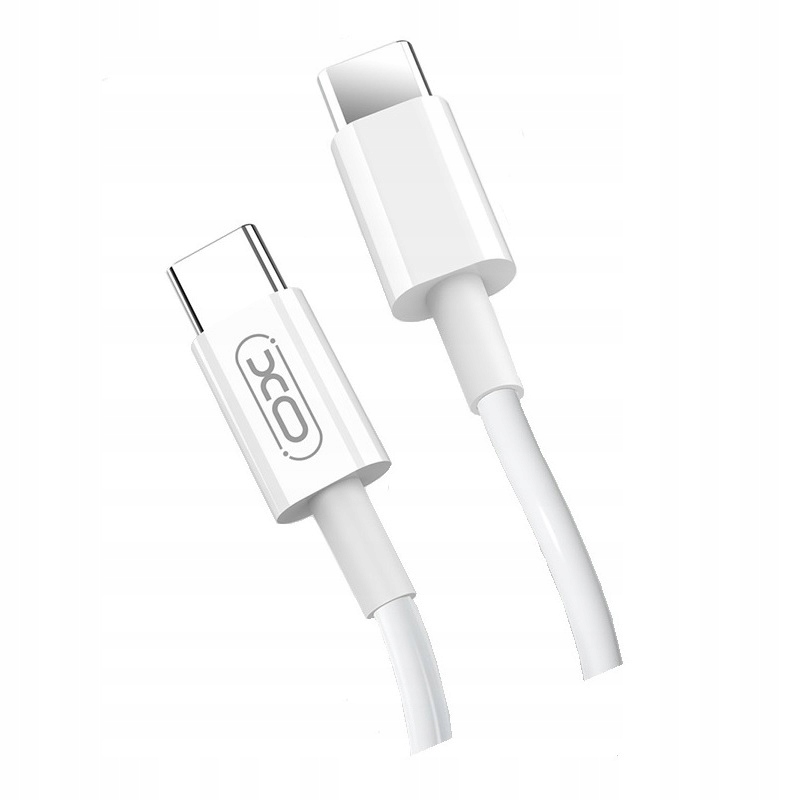 Kabel XO NB124 PD USB-C - USB-C 1 m Biały – Wydajność i styl w jednym