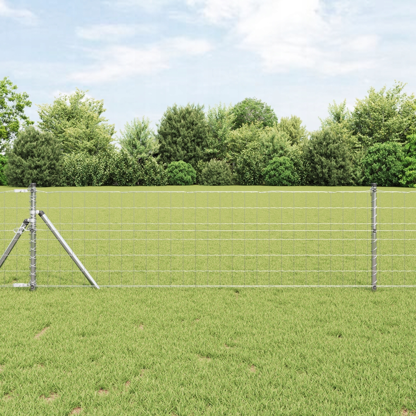 Euro Fence 1.4x10 m – Wytrzymałe ogrodzenie ze stali ocynkowanej