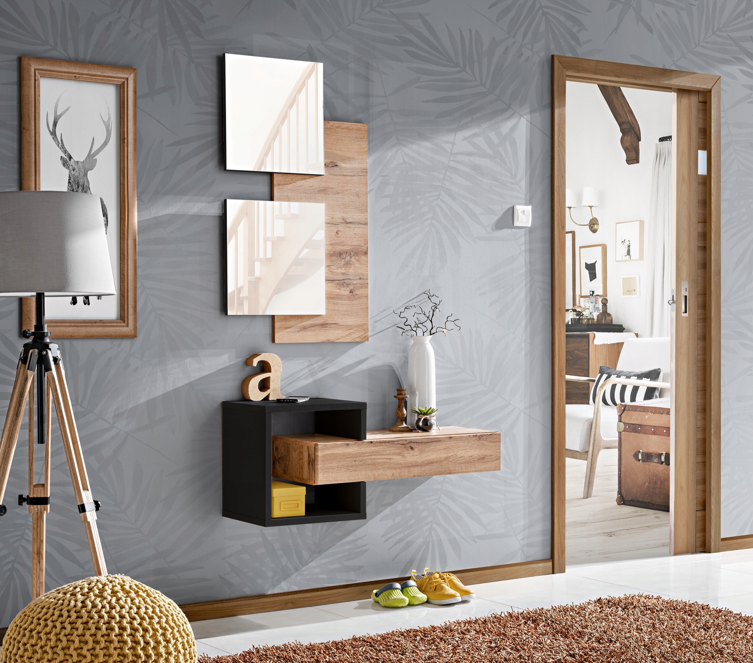 Zestaw mebli do przedpokoju EASY II – Nowoczesny design i funkcjonalność