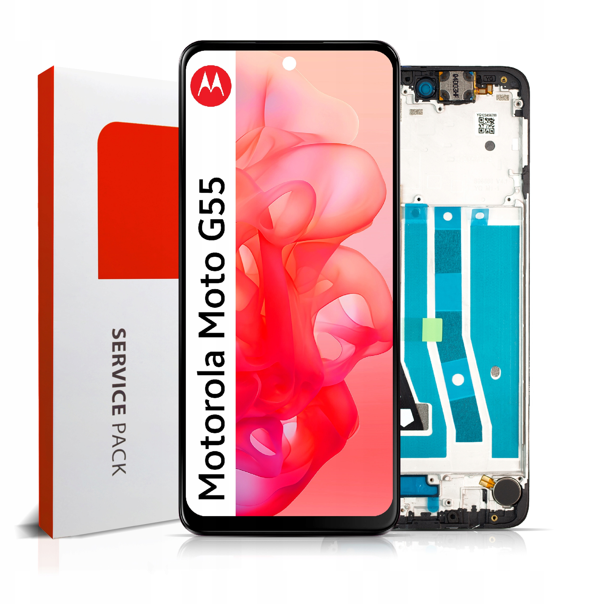 Wyświetlacz do Motorola Moto G55 Ekran LCD Ramka Oryginał Zila XT2435-2 – Idealne rozwiązanie dla Twojego telefonu