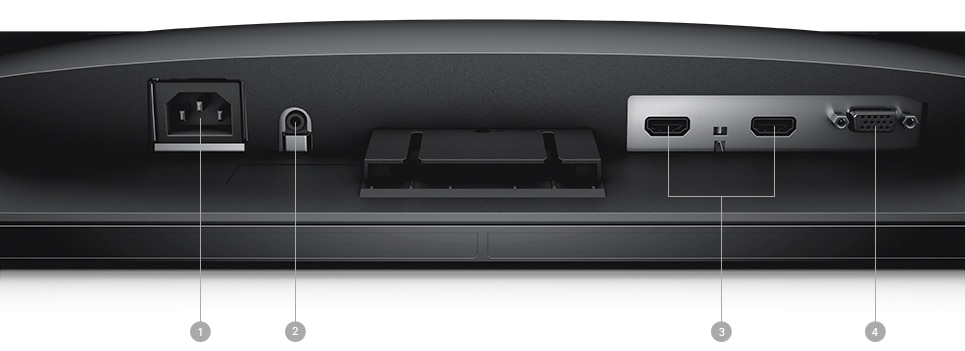 Monitor Dell SE2417HG — opcje połączeń Monitor Dell SE2417HG — opcje połączeń