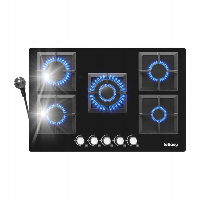 Płyta gazowa IsEasy MGBG-775S2 – Nowoczesne gotowanie w Twojej kuchni
