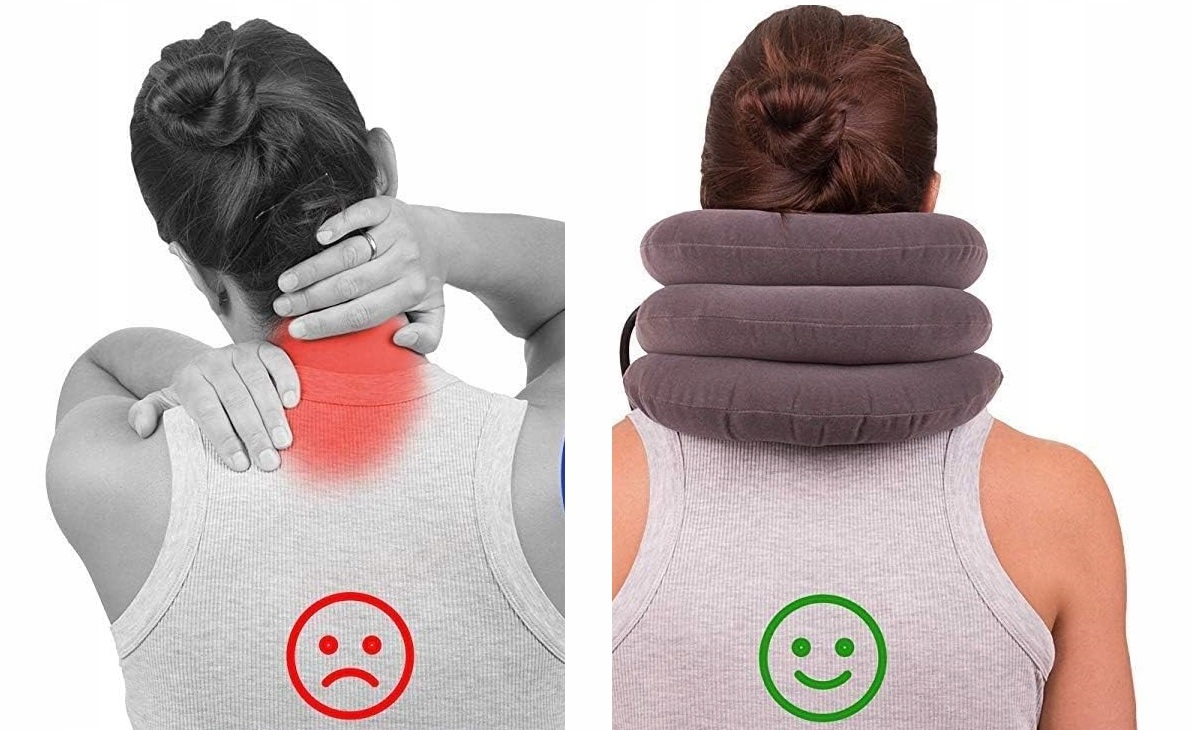 Ergonomiczny kształt dla ulgi w bólu szyi i pleców