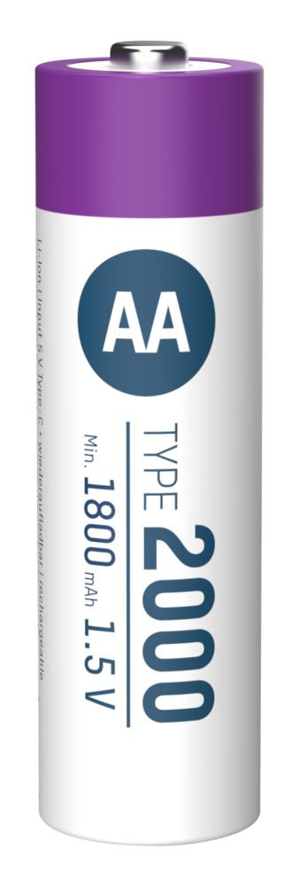 Ansmann ANSMANN 1312-0036 – Akumulatory Li-Ion AA 2000 mAh w opakowaniu 4 szt.