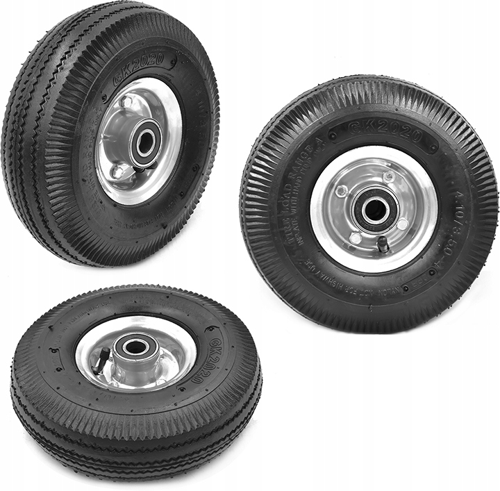 Geko Koło do wózka 3.50-4 20mm - idealne do taczki