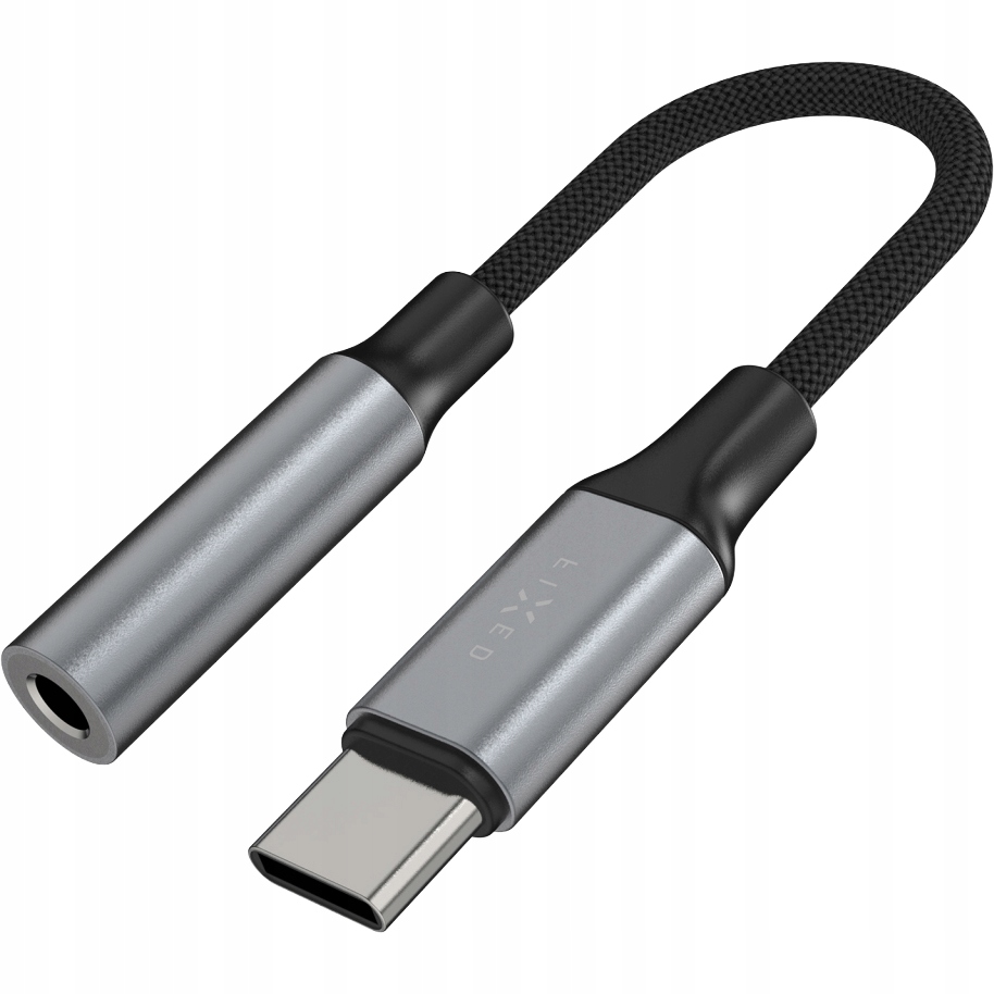 Adapter z aluminium FIXED Link USB-C na 3,5mm jack – Połączenie nowoczesności z tradycją