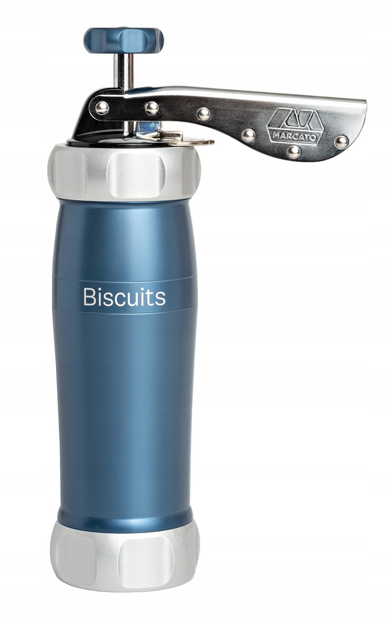 Marcato Pastry Press w kolorze powder blue – Idealne narzędzie do wypieku ciasteczek