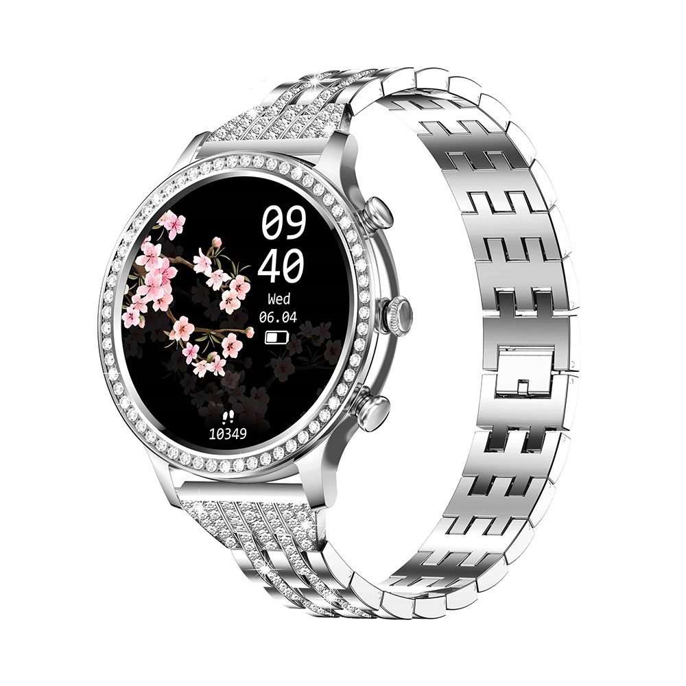 Smartwatch Manta Diamond Lusso srebrny – Elegancja i nowoczesność na Twoim nadgarstku