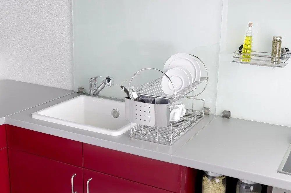 Wenko Ociekacz do naczyń – Elegancka suszarka ze stali nierdzewnej