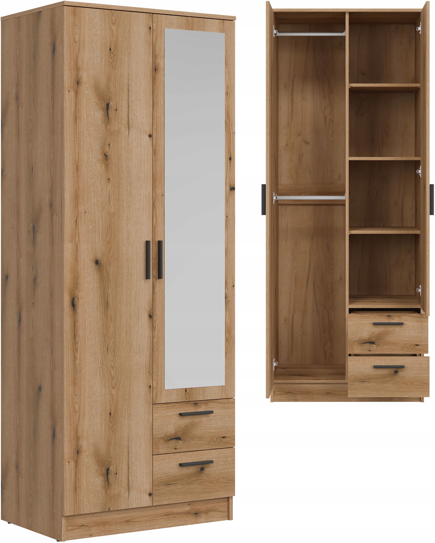 Praktyczne funkcje i nowoczesny design szafy Montana MT02