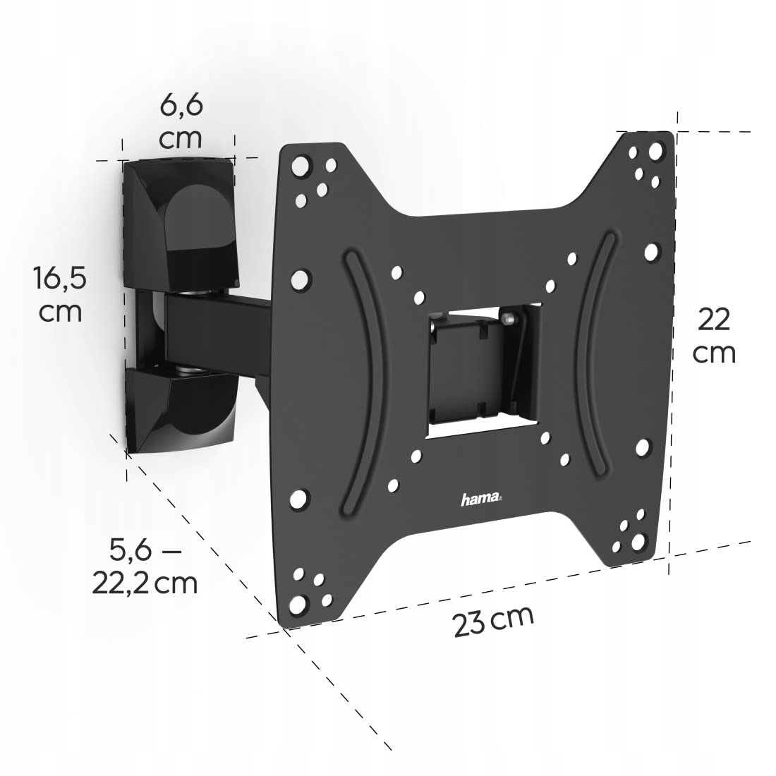 Stabilne mocowanie dla telewizorów do 20 kg