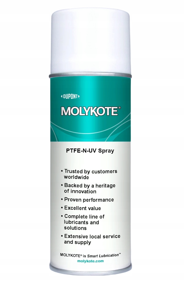 Bezbarwna powłoka na bazie teflonu z akrylowym spoiwem