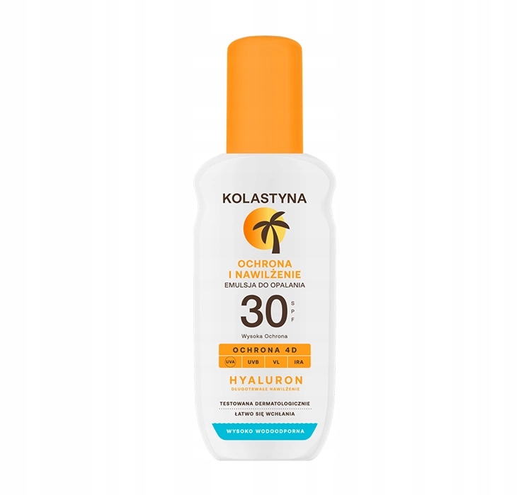 Kolastyna Emulsja do Opalania Wodoodporna SPF 30 – Ochrona i Nawilżenie w Jednym