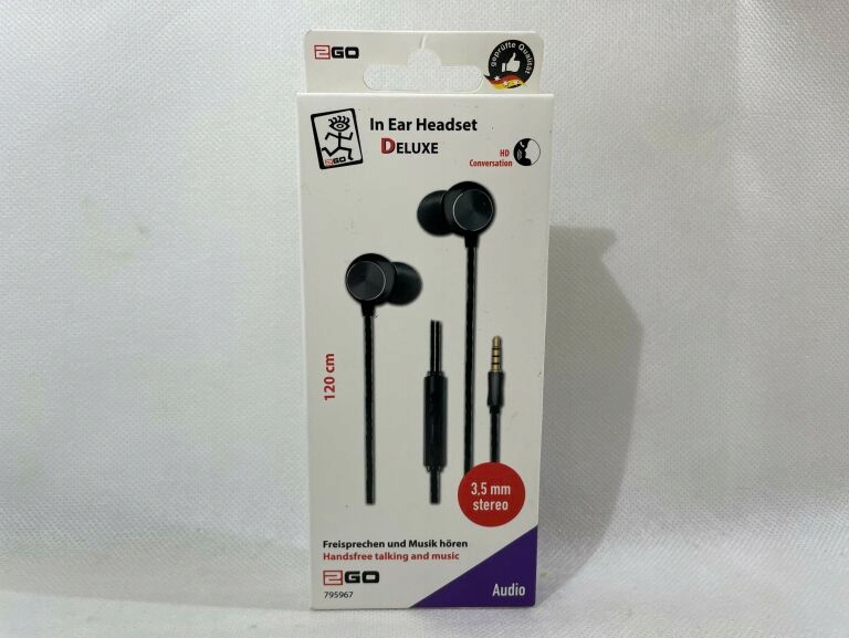Słuchawki 2GO 2GO In-Ear Stereo-Headset 'Deluxe' – Doskonała jakość dźwięku