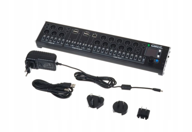 Bogate opcje łączności z wieloma portami MIDI