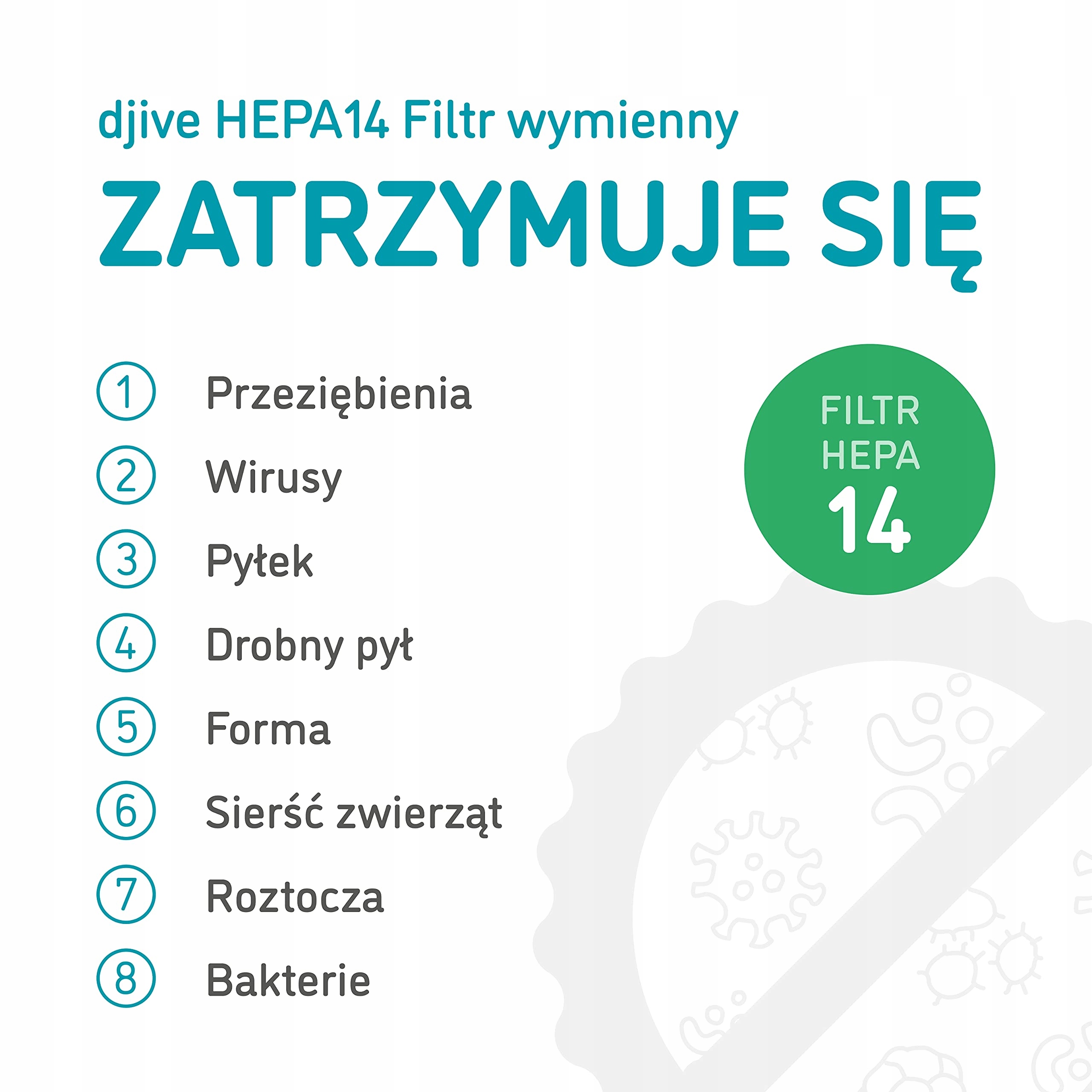 Idealny dla alergików i osób z astmą