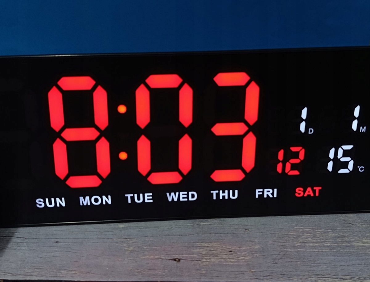 Duży wyświetlacz LED – Czytelność na pierwszym miejscu