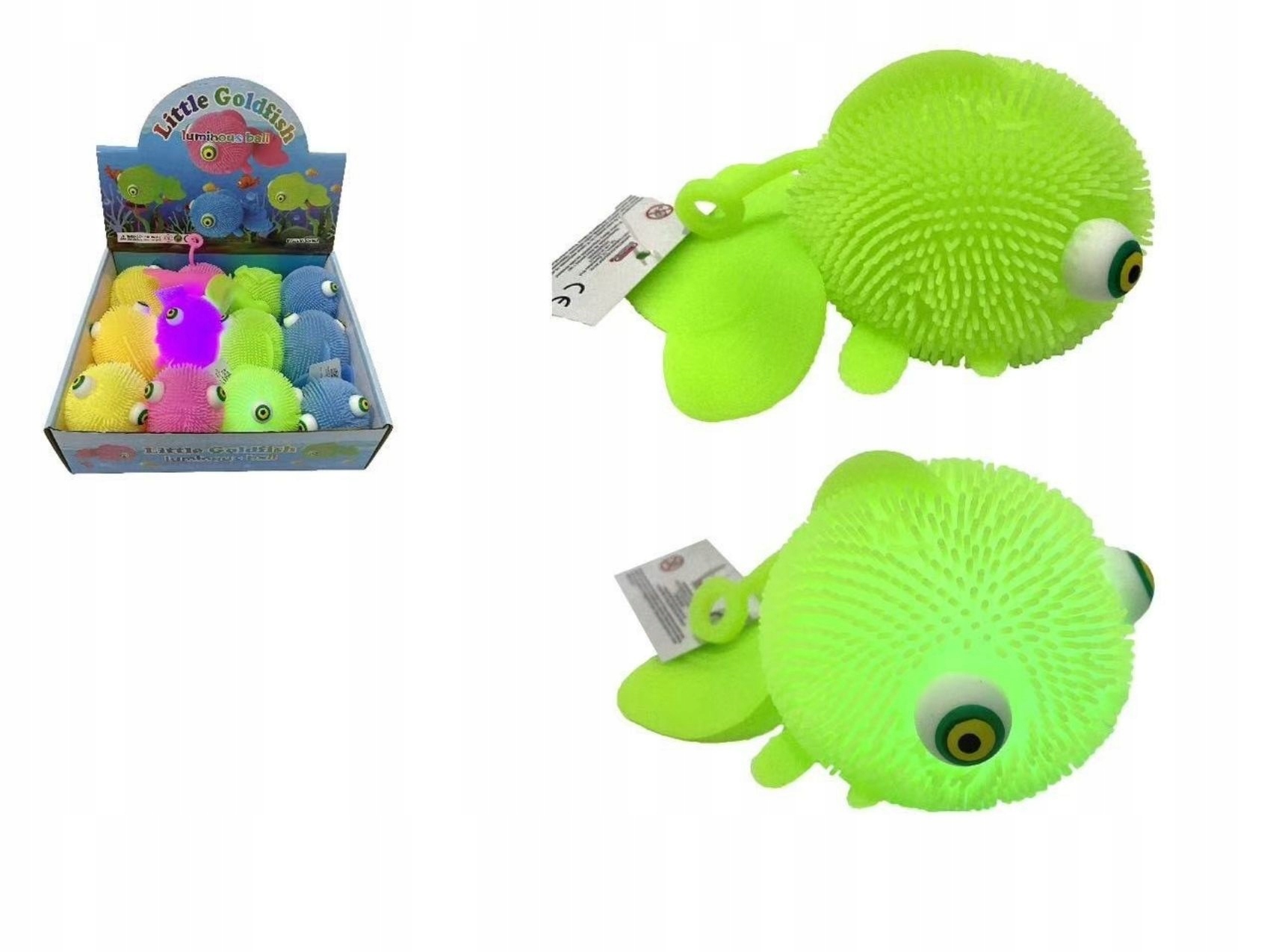 Rybka ze światłem 12szt/disp Z10200 80787 – Urocza zabawka dla najmłodszych
