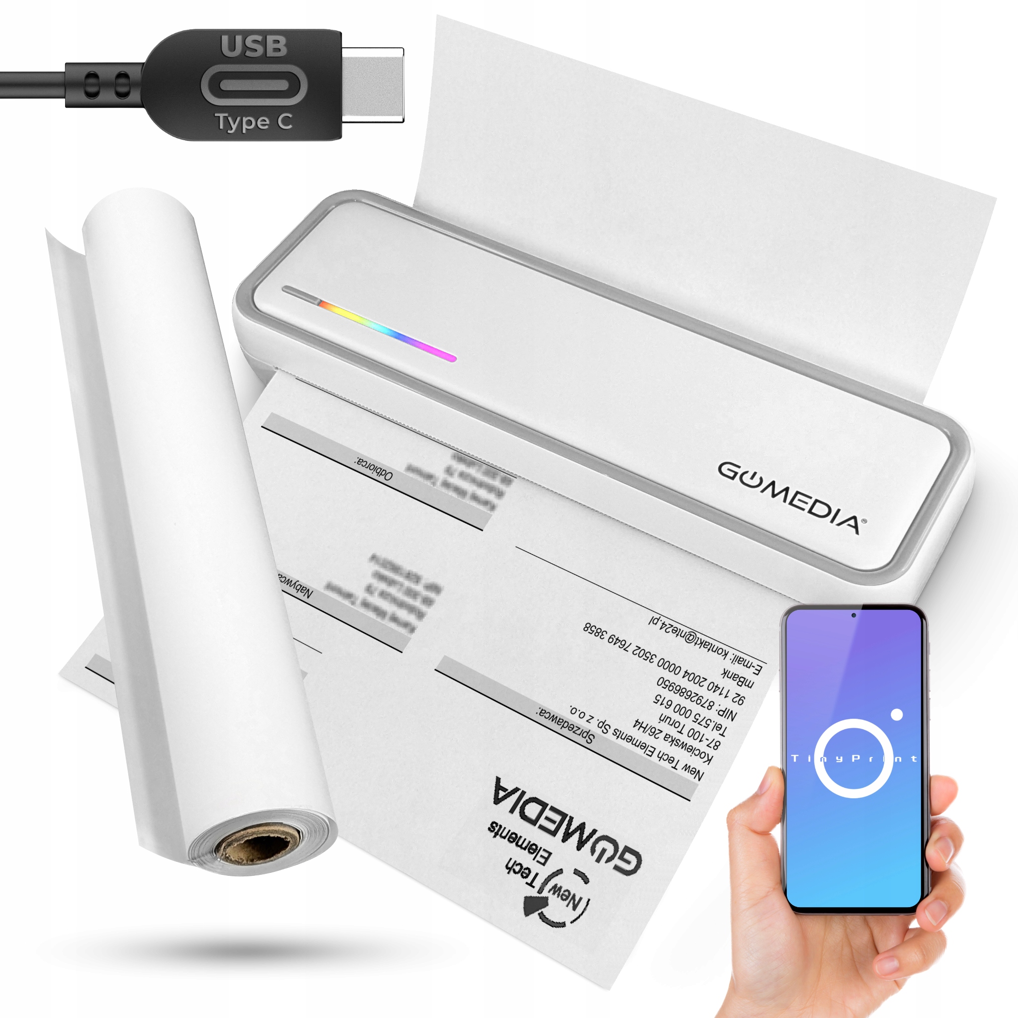 Wszechstronna łączność – Bluetooth i USB-C dla wygody